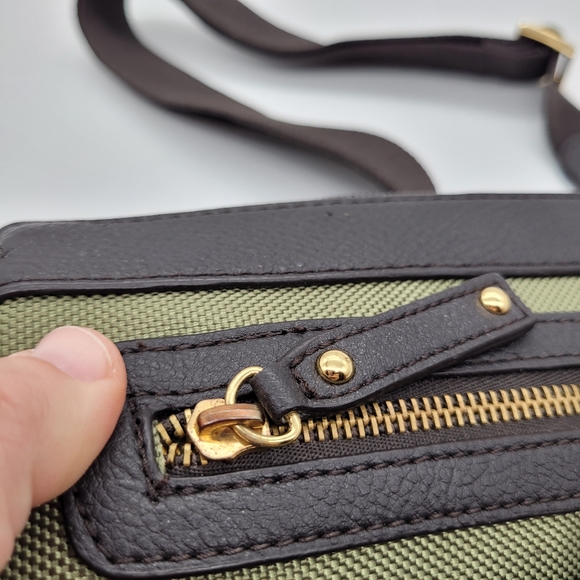 SQUARED by SONDRA ROBERTS | canvas crossbody bag purse - Picture 5 of 12